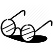 Eye glasses icon