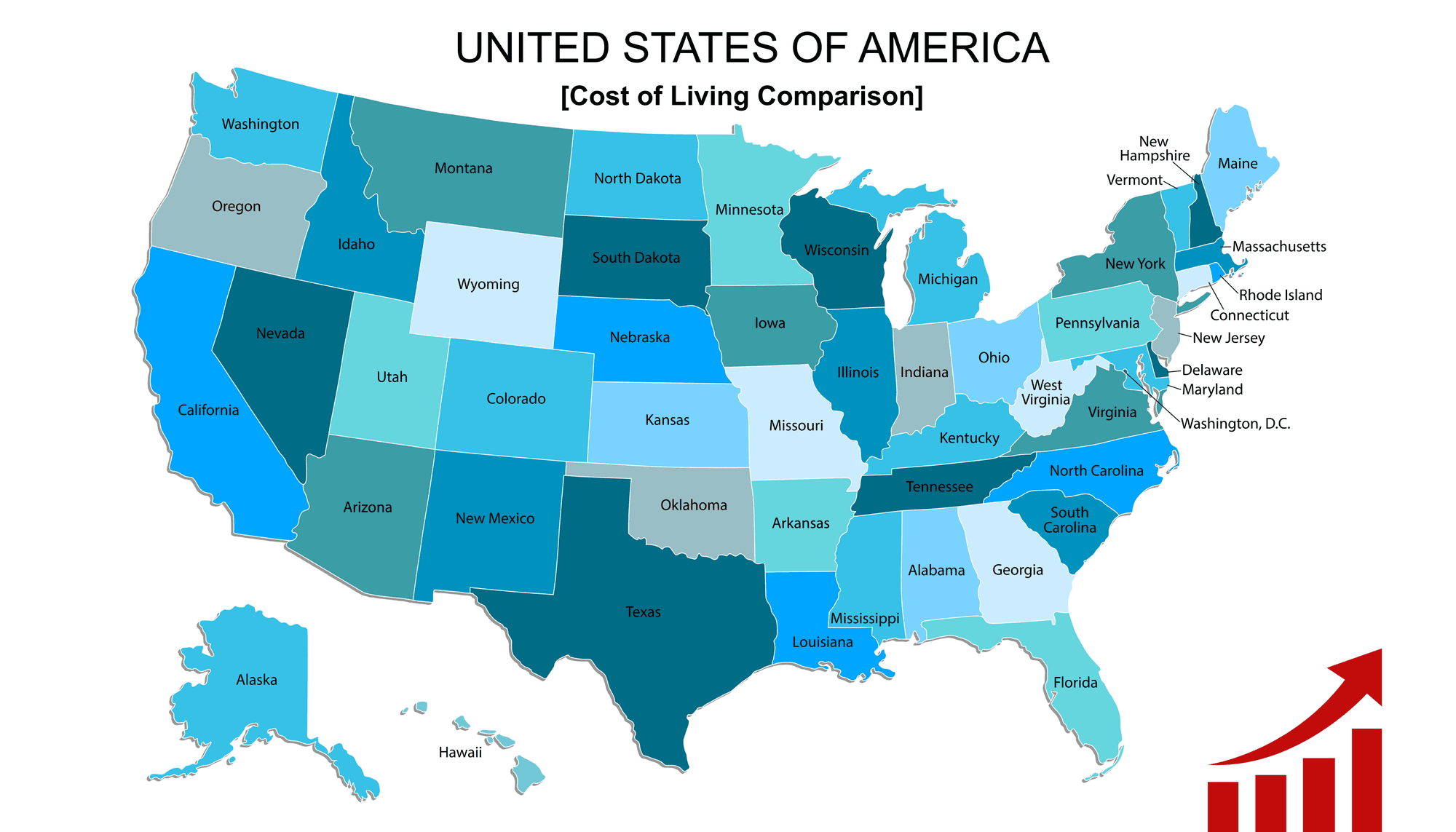 Cost of Living By State [2025 Ranking Comparison]